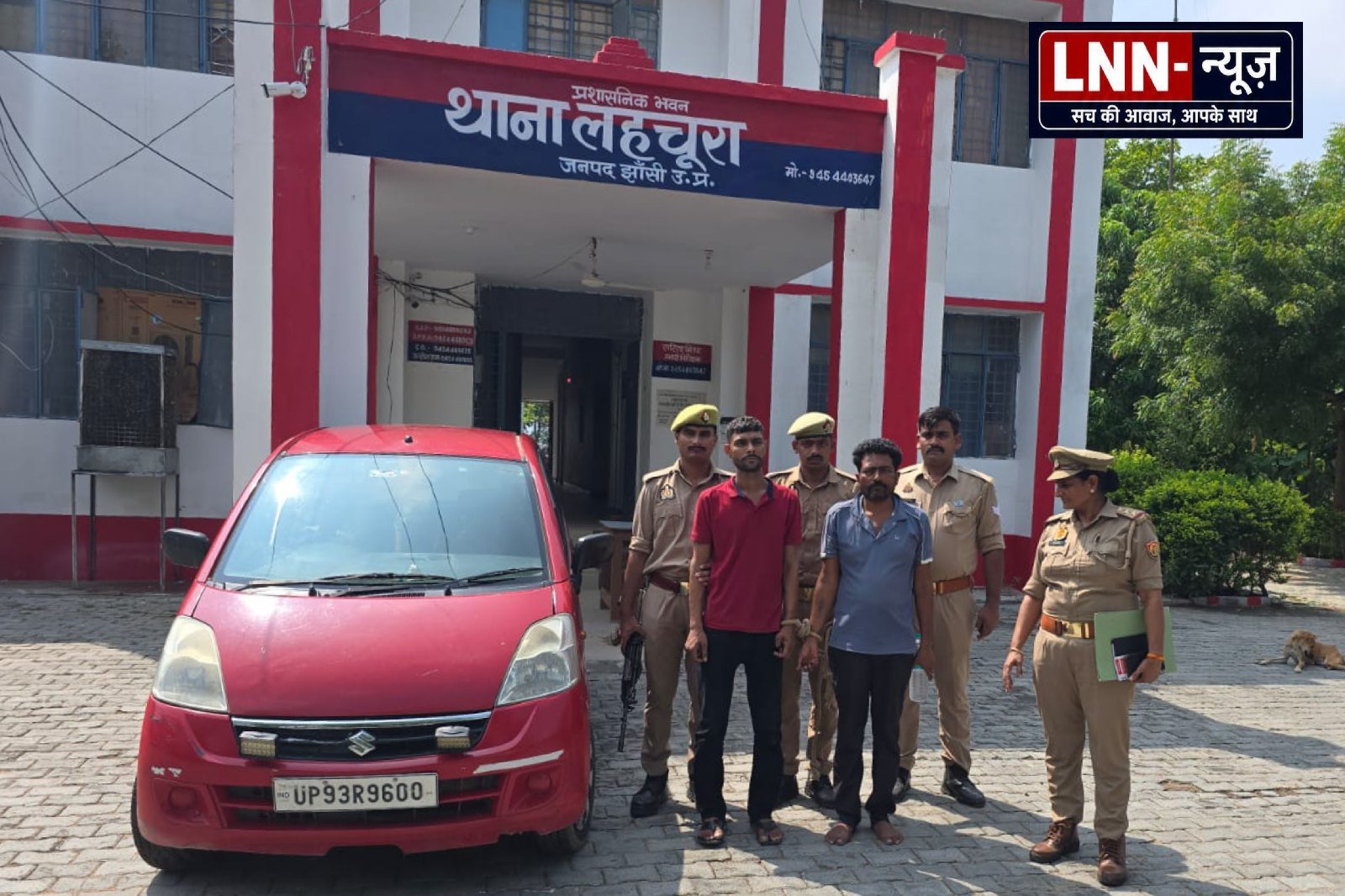 हत्या कर युवक को जलाने वाले 2 अभियुक्तगण गिरफ्तार अभियुक्तगण के कब्जे से घटना में प्रयुक्त मारुती कार भी बरामद,