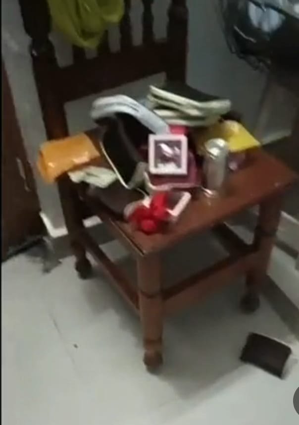भेल मेसूनेे मकान मेंधाबा लाखों के जेवर और नगदी लेकर फरार