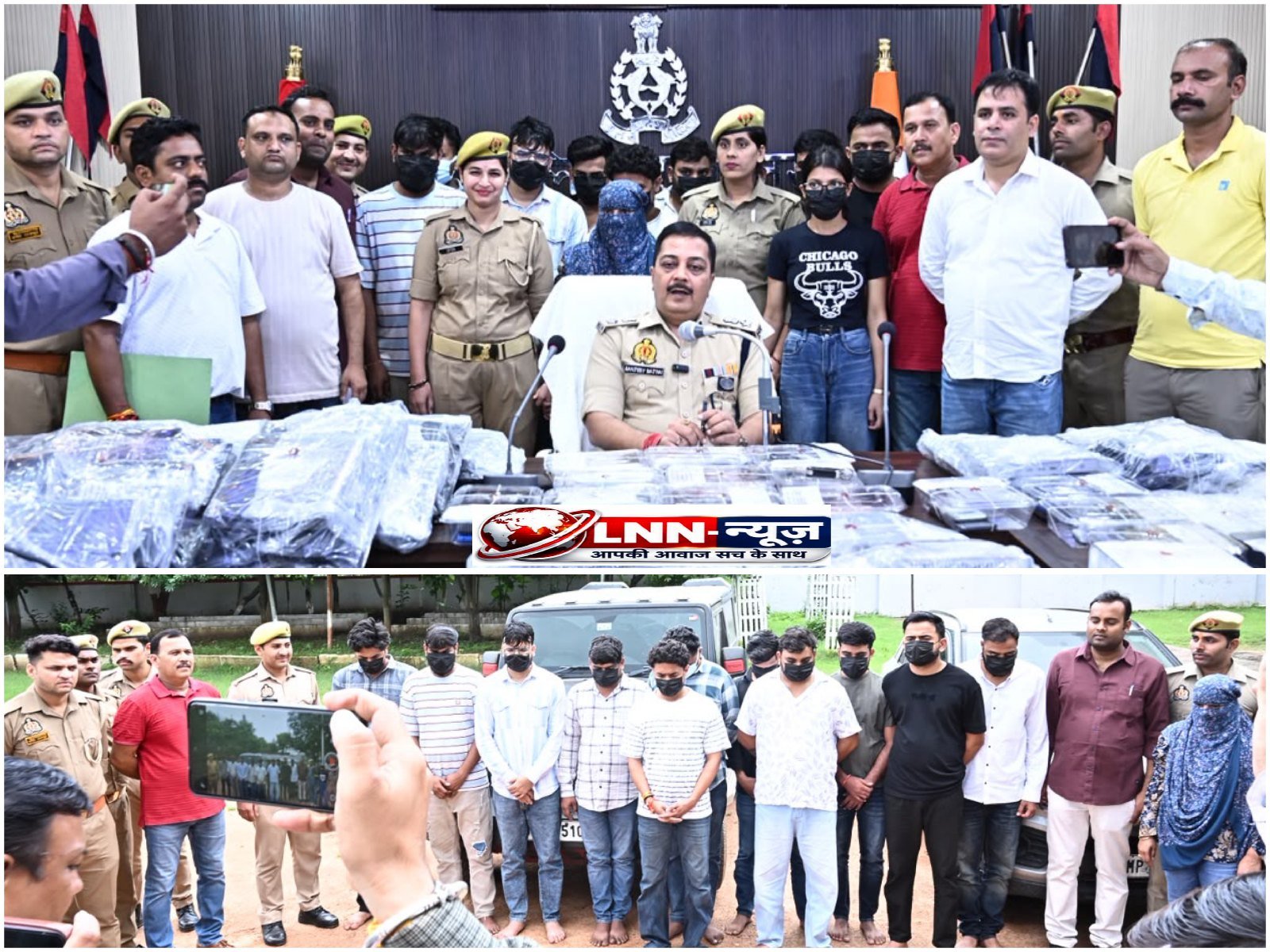 साइबर क्राइम थाना पुलिस ने इंदौर से किया अंतरराज्यीय गिरोह का भंडाफोड़, शेयर मार्केट में निवेश के नाम पर करोड़ों की धोखाधड़ी